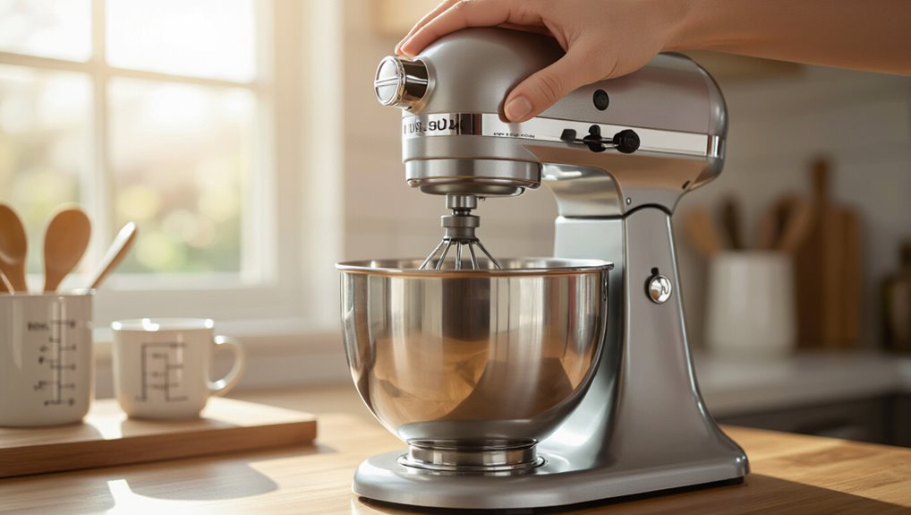 adjust kitchenaid bowl height