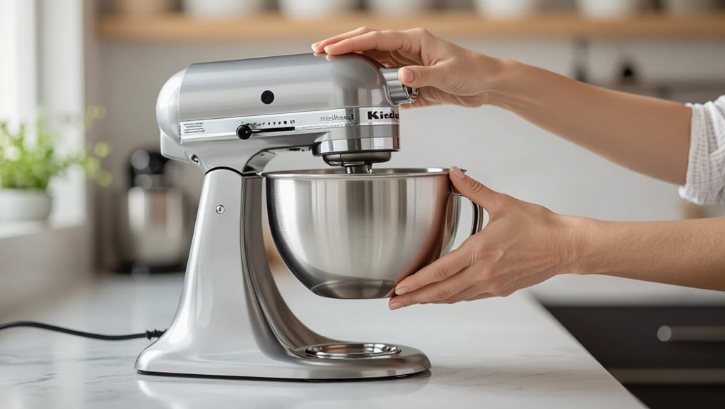 safe kitchenaid bowl handling