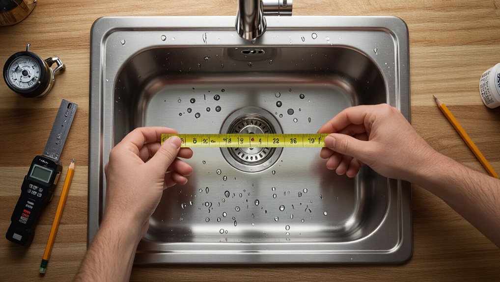measure sink for faucet compatibility