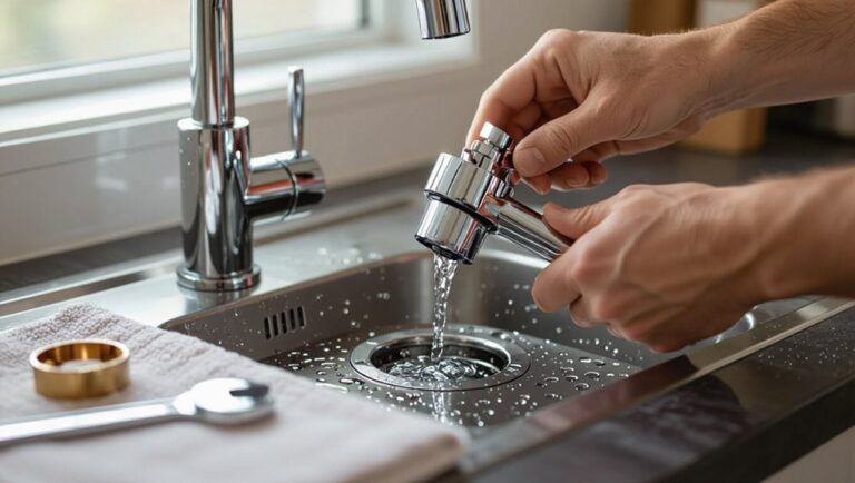 replace kitchen faucet efficiently
